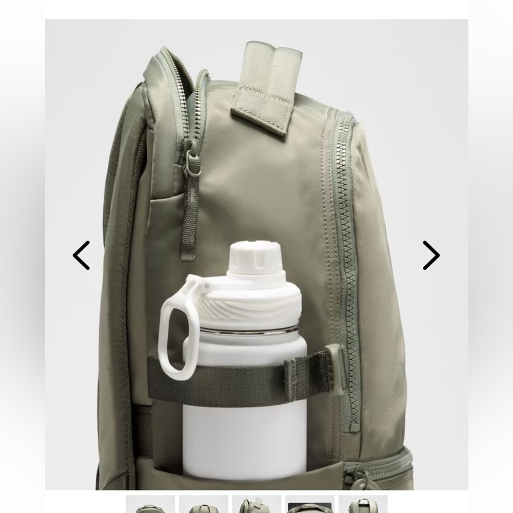 NWT Lululemon New Crew Backpack 22L / BAY LEAF - Picture 3 of 5